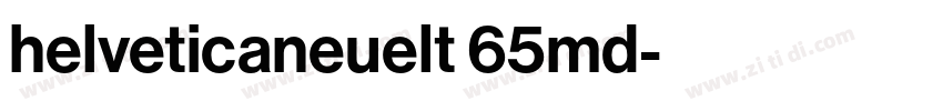 helveticaneuelt 65md字体转换